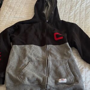 Men's Black and Gray Hoodie